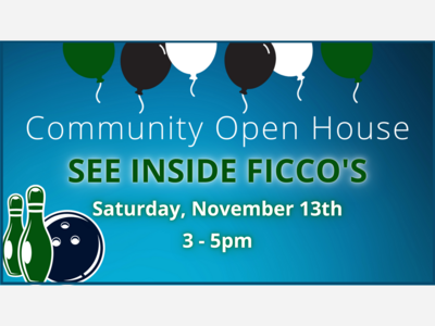 Open House at former Ficco's Building on November 13 from 3 to 5 p.m.