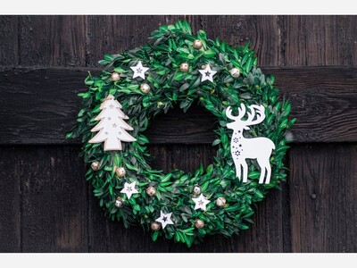 Sale of Decorated Wreaths, Swags and Cemetery Boxes