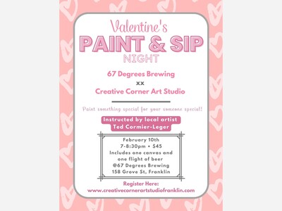 Valentine's Paint & Sip Night!