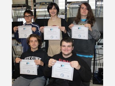 Tri-County  Students’ Win Gold and Silver in CyberPatriot Competition