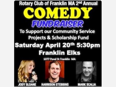 Rotary Club of Franklin 2nd Annual Comedy Night Fundraiser, April 20