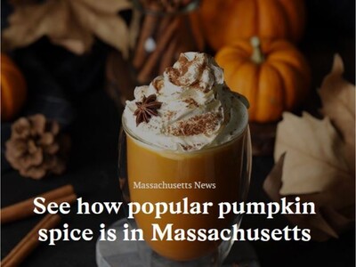 It Turns Out Mass. is NOT the Pumpkin Spice Capital of the US
