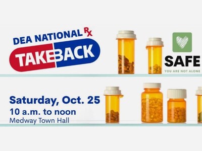 Medway to Host Drug Takeback Oct 25