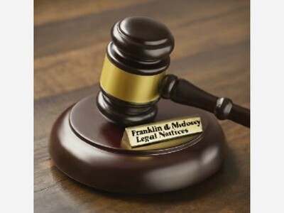 Recent Legal Notices