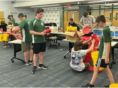 Medway High School Eagle Scout Completes Emergency Bucket Project