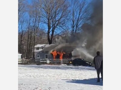 Medway Fire Knocks Down Structure Fire on Evergreen Street