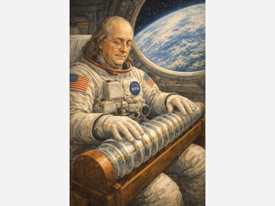 Hear Ben's Spacey Musical Instrument Saturday Afternoon