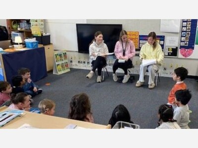 FHS Seniors Share Their Children's Lit at ECDC