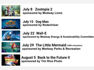 Medway Cable Access Announces Free Movies in the Park
