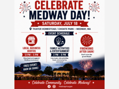 Celebrate Medway Day (July 18) Seeks Volunteers