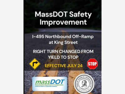 Changes Implemented at I-495 King St Ramp