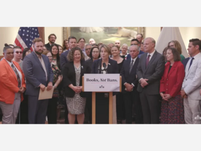 Franklin Library Hosts Signing of Ban on Book Bans
