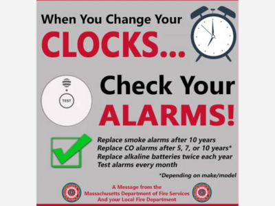 Fire Officials Remind Residents to Check Alarms This Weekend