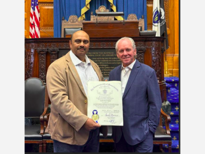 Legislator Cites Public Service Work by Franklin's KP Sompally