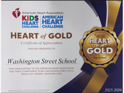 A 'Heart of Gold' Earned by Washington Street School