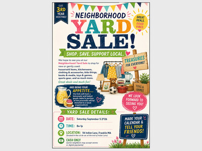 Huge Neighborhood Yard Sale