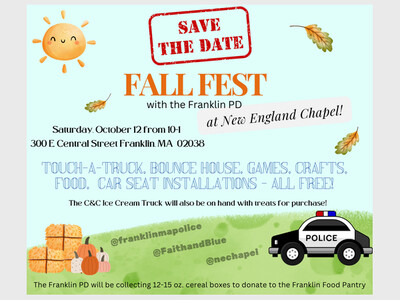 Fall Fest with the Franklin PD (at New England Chapel)