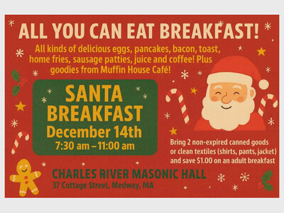 Pancake Breakfast with Santa
