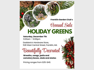 Franklin Garden Club Holiday Greens Sale