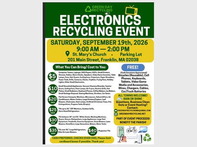 Electronics Recycling Event!